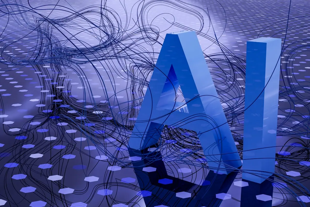 Abstract neural-network visualization suggesting machine-learning stacks and agent graphs—not a photograph of company offices or a real incident scene.