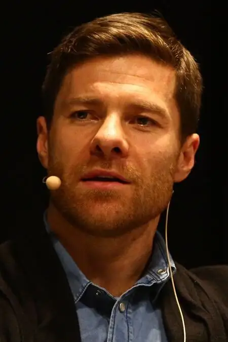 Xabi Alonso in 2018 at a public football event—Wikimedia Commons portrait used to identify the manager appointment subject, not a current Chelsea training kit photo or any official club announcement graphic.